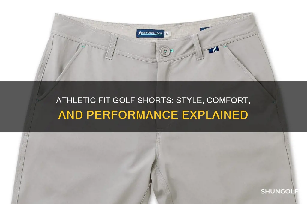 what is an athletic fit golf shorts