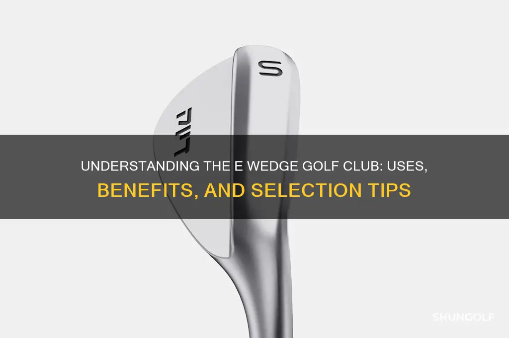 what is an e wedge golf club