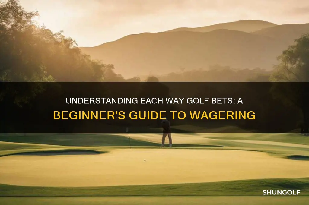 what is an each way bet in golf
