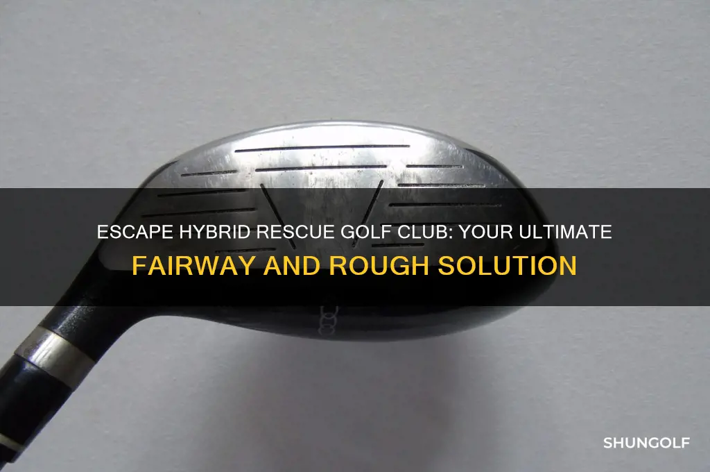 what is an excape hybrid rescue golf club