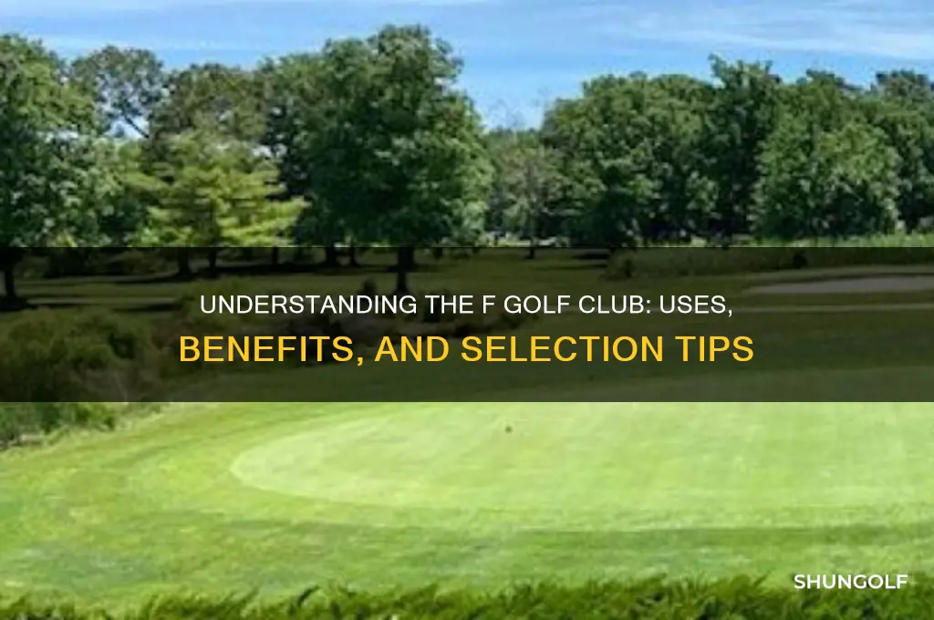 what is an f golf club
