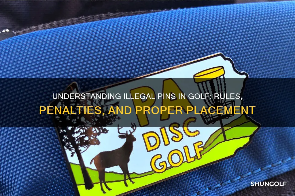 what is an illegal pin in golf