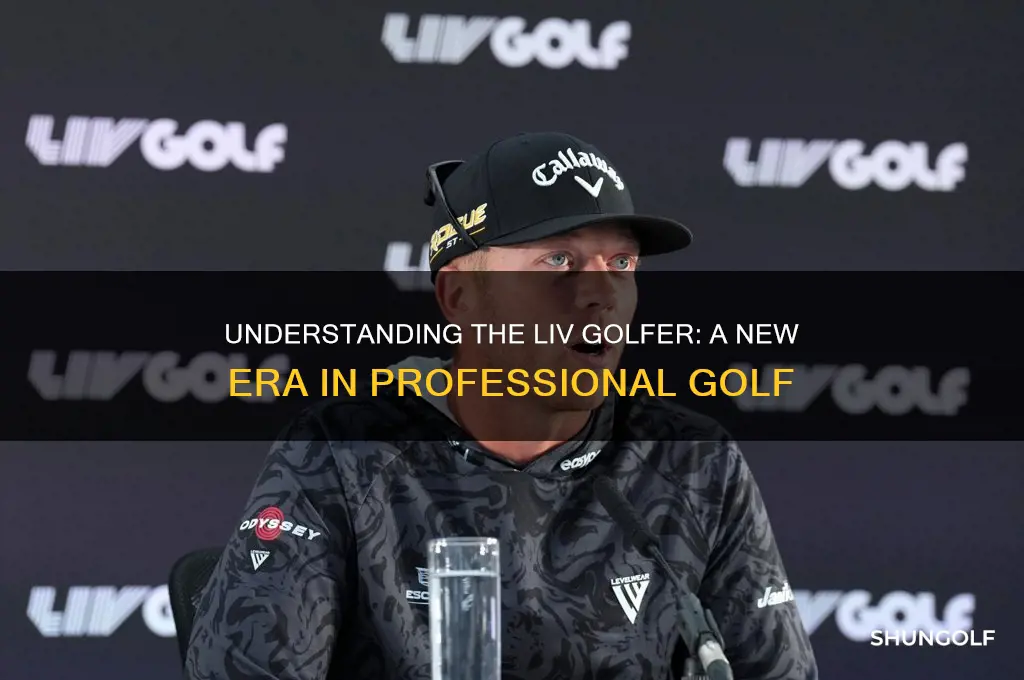 what is an l i v golfer