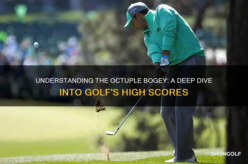 what is an octuple bogey in golf