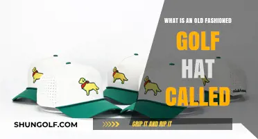 Unveiling the Classic: What is an Old-Fashioned Golf Hat Called?