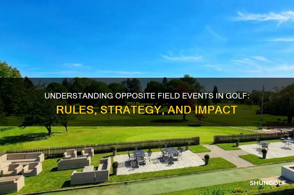 what is an opposite field event in golf