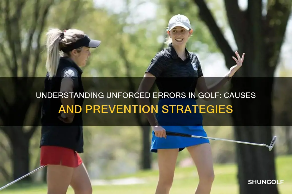 what is an unforced error in golf