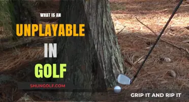 Golf's Unplayables: When to Take a Drop