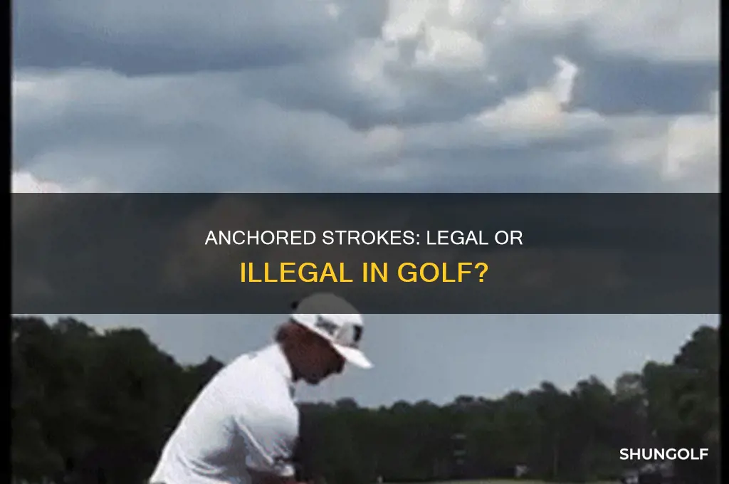 what is anchored stroke in golf