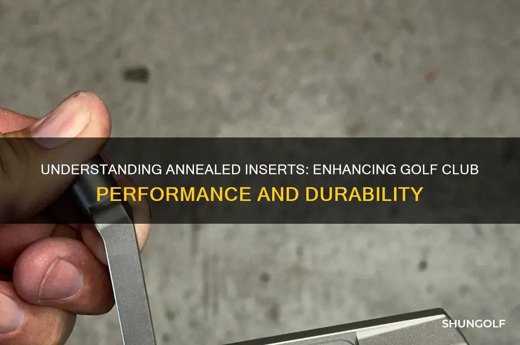 what is annealed insert in golf club
