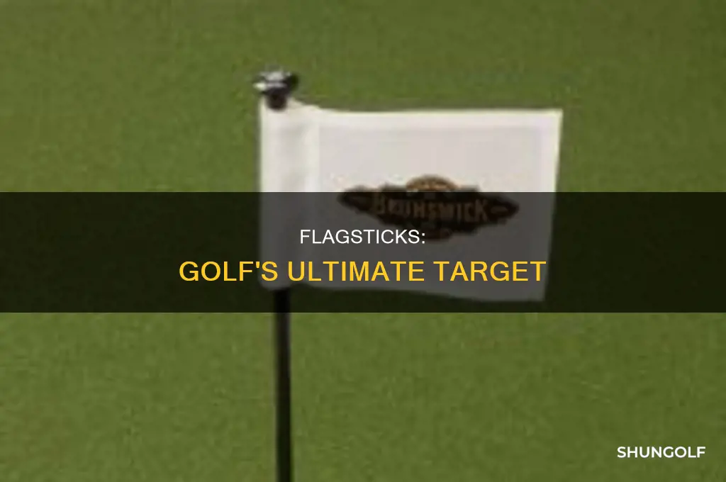 what is are flagsticks in golf