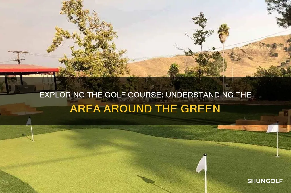 what is around the green in golf