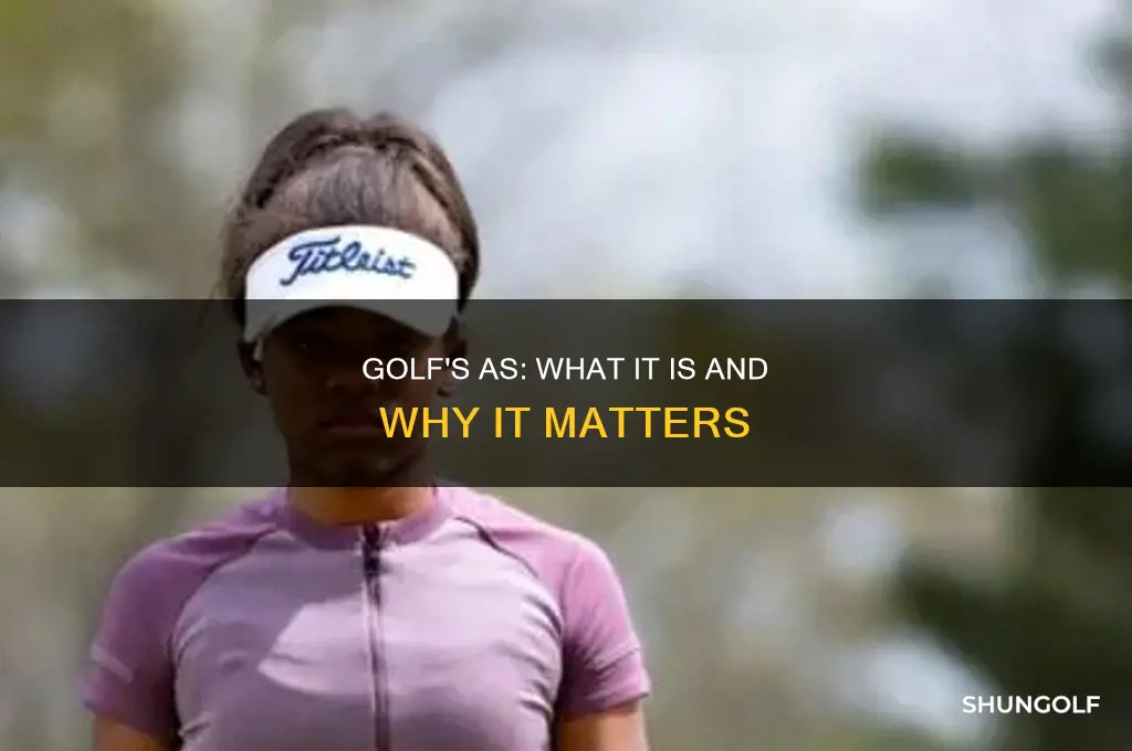 what is as in golf