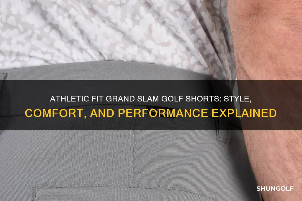 what is athletic fit for grand slam golf shorts