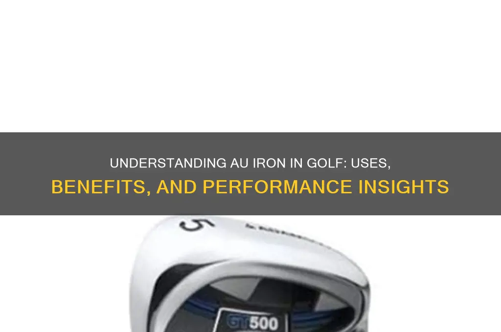 what is au iron in golf
