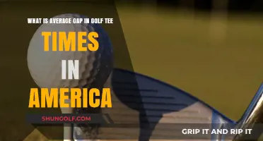 Understanding the Standard Gap in US Golf Tee Times