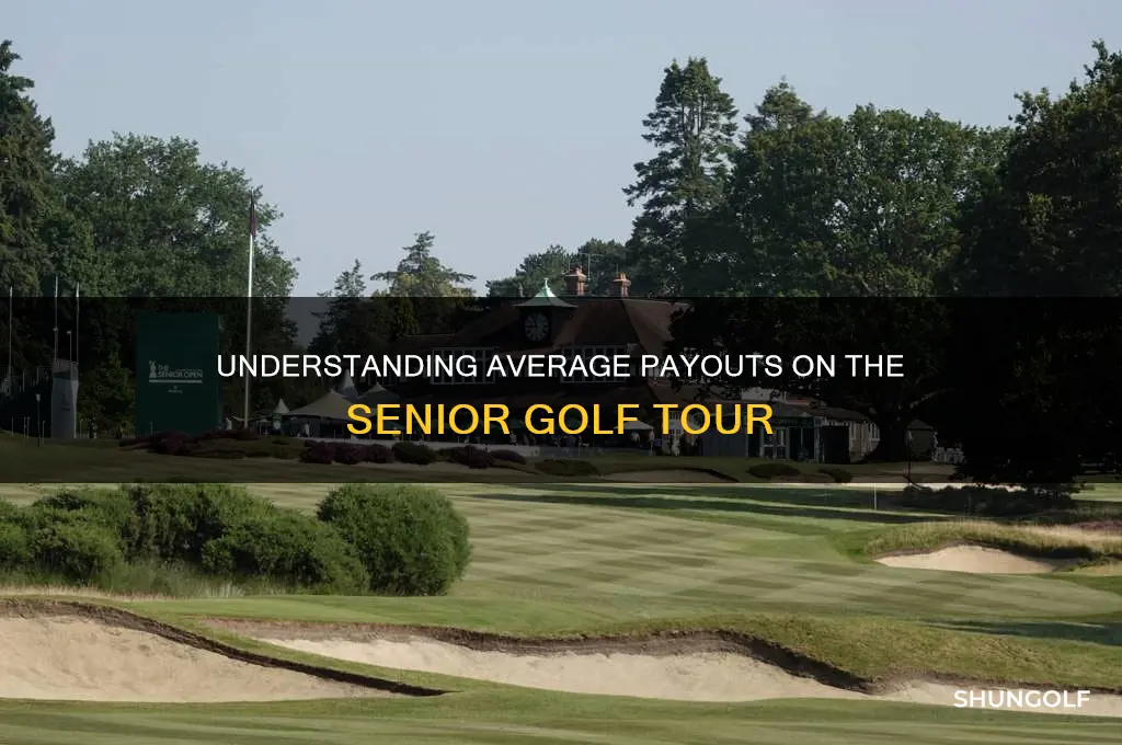 what is avg senior golf tour payout