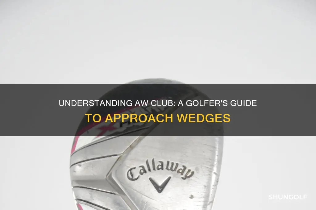 what is aw club in golf