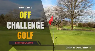 Golf Back-Off Challenge: What's the Deal?