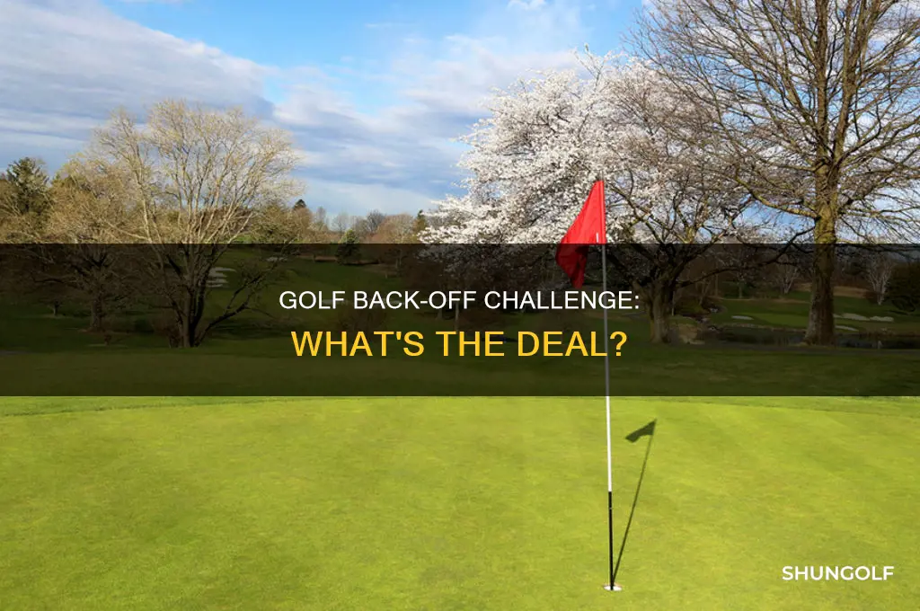 what is back off challenge golf