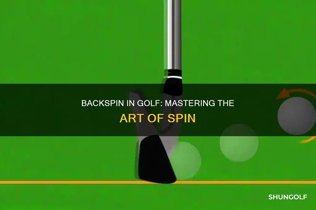 what is backspin in golf