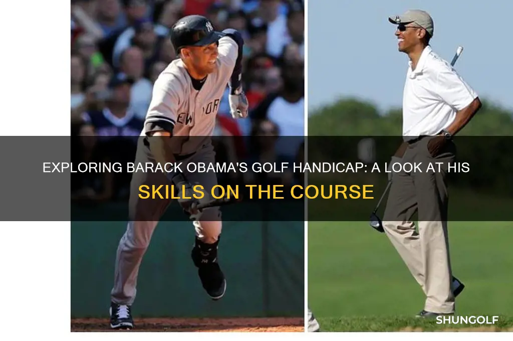 what is barrack obama golf handicap