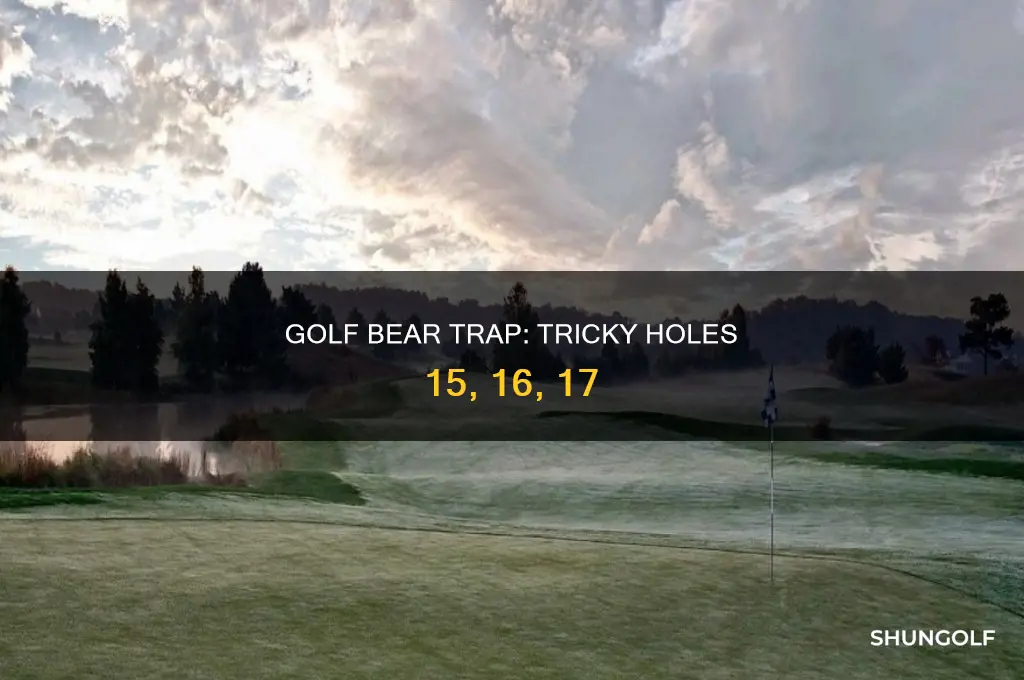 what is bear trap in golf