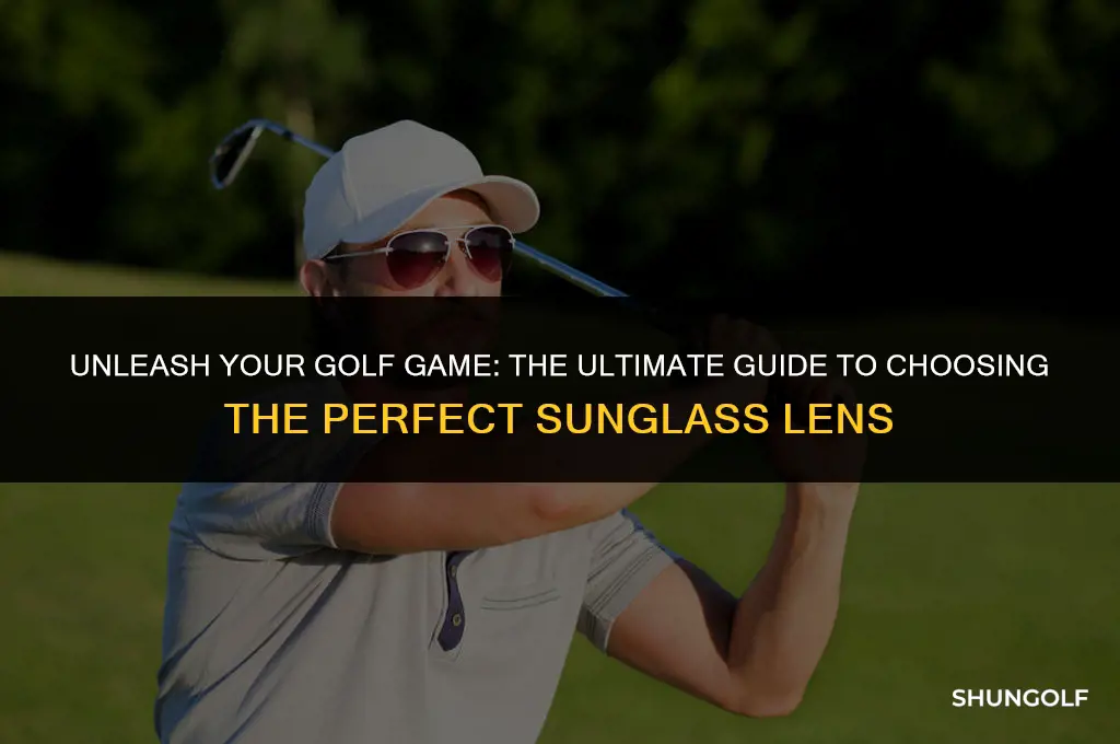 what is best lens for golf sunglasses