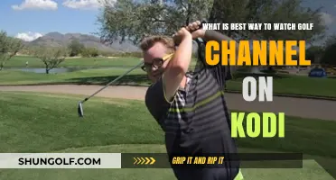 Stream Golf Channel on Kodi: A Comprehensive Guide
