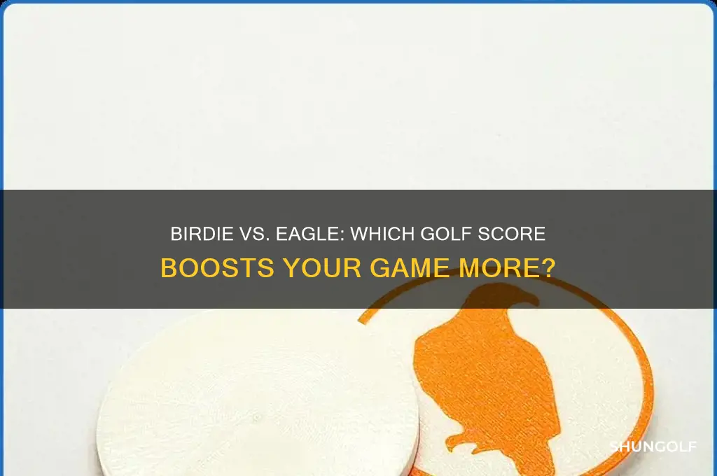 what is better in golf a birdie or an eagle