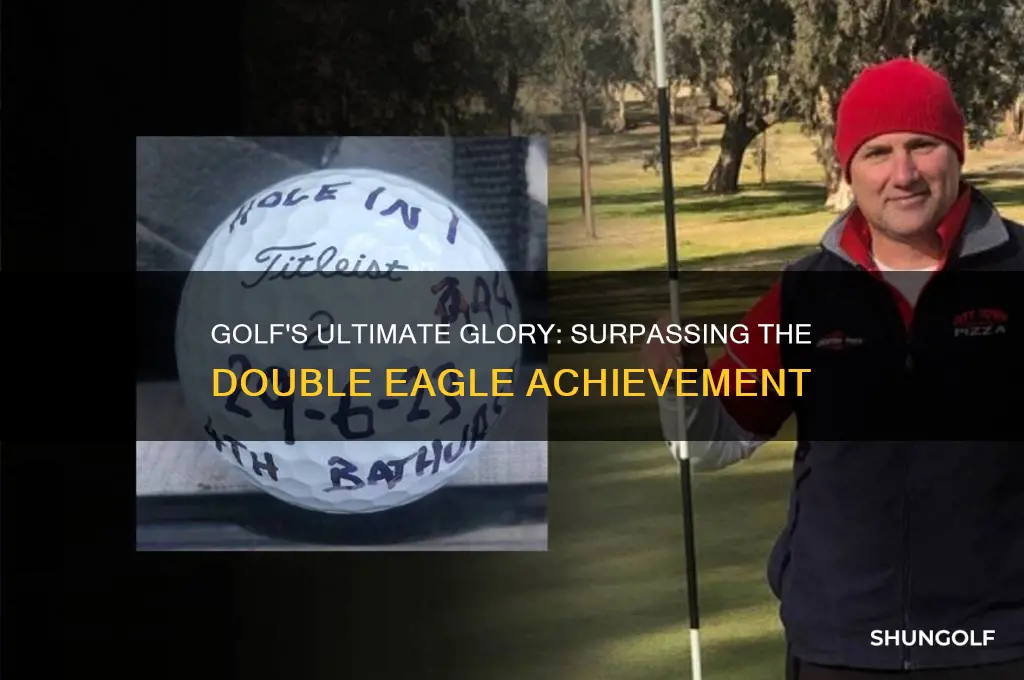 what is better than a double eagle in golf