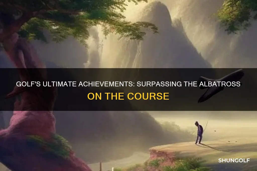 what is better than albatross in golf