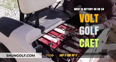 48V vs 36V Golf Cart: Which Battery Voltage is Better?