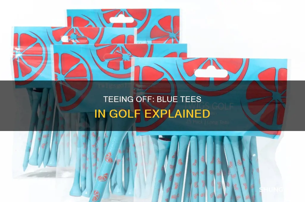 what is blue tee in golf