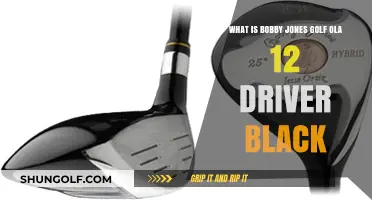 Unveiling the Bobby Jones Golf Ola 12 Driver: A Sleek Black Companion for Golfers