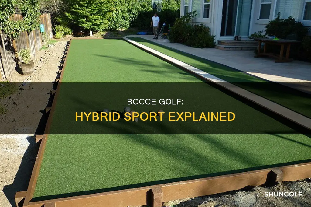 what is bocce golf