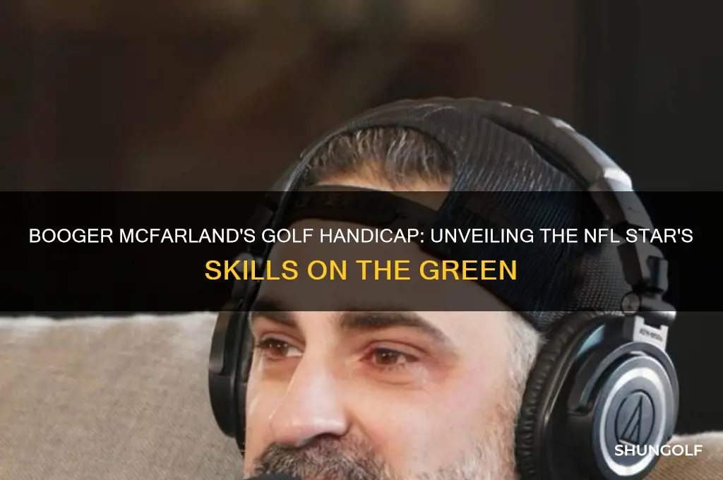 what is booger mcfarland golf handicap