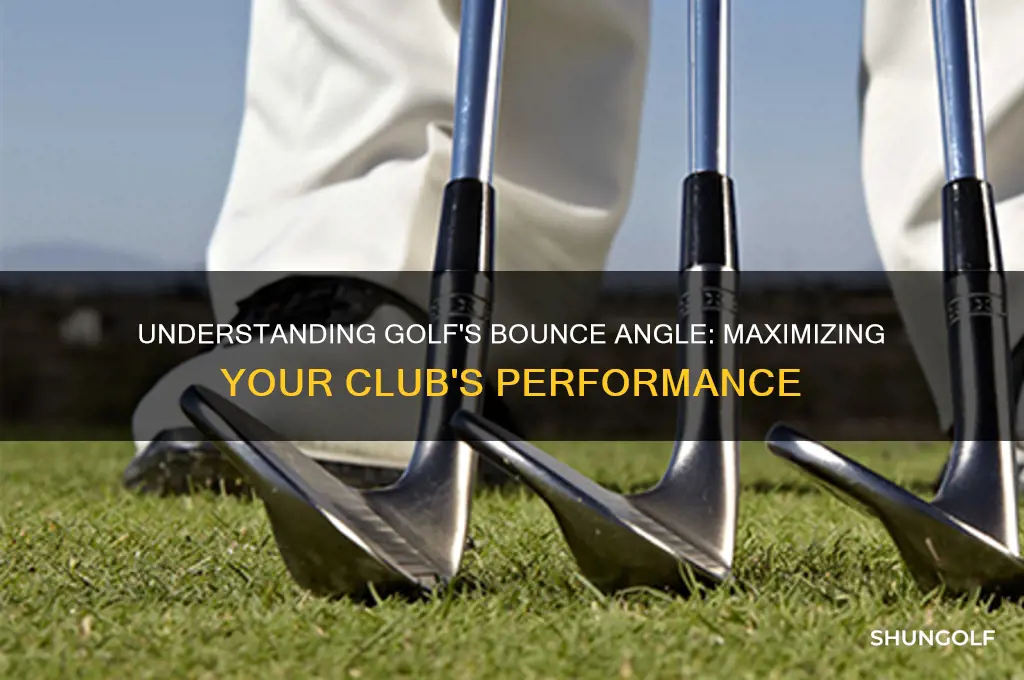 what is bounce angle in golf