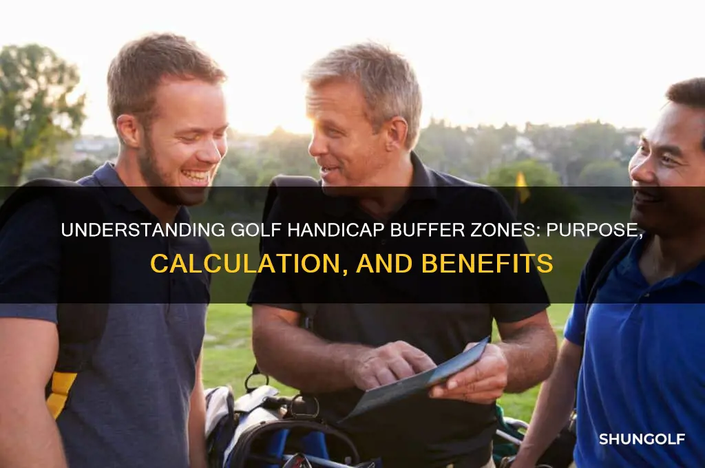 what is buffer zone in golf handicap
