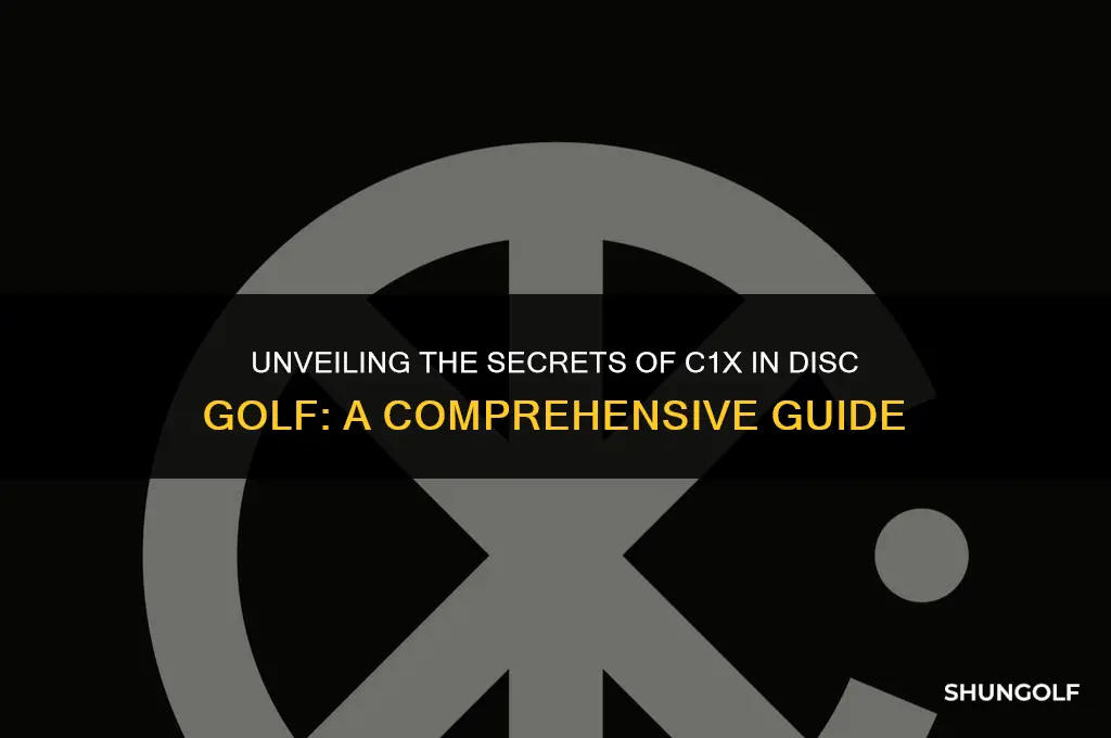 what is c1x in disc golf