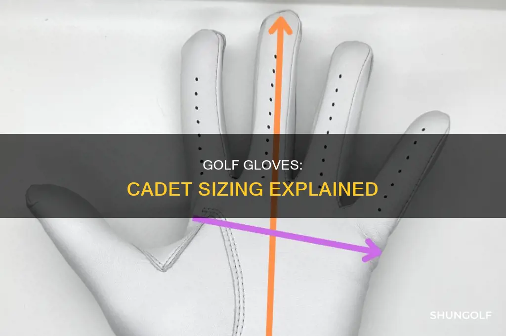 what is cadet in golf glove