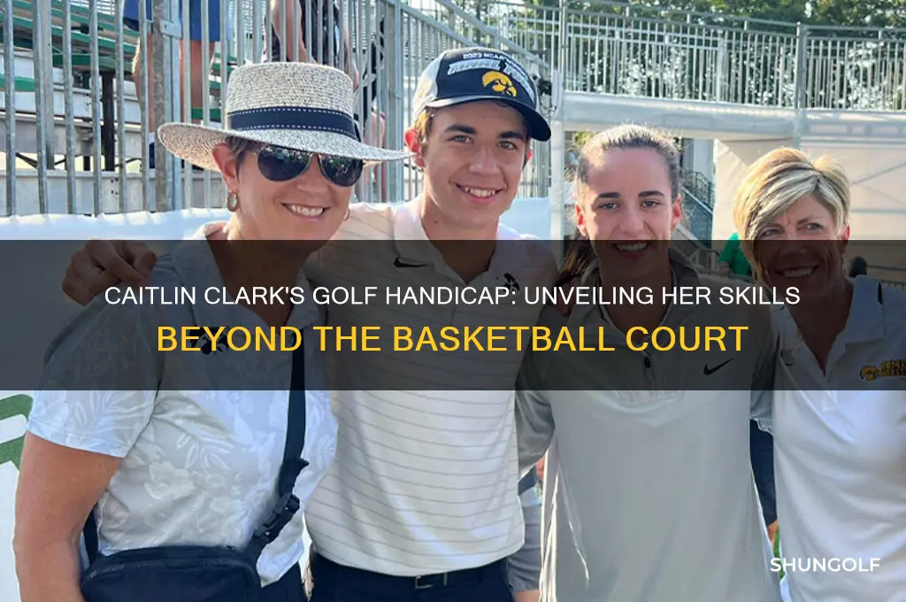 what is caitlin clark golf handicap