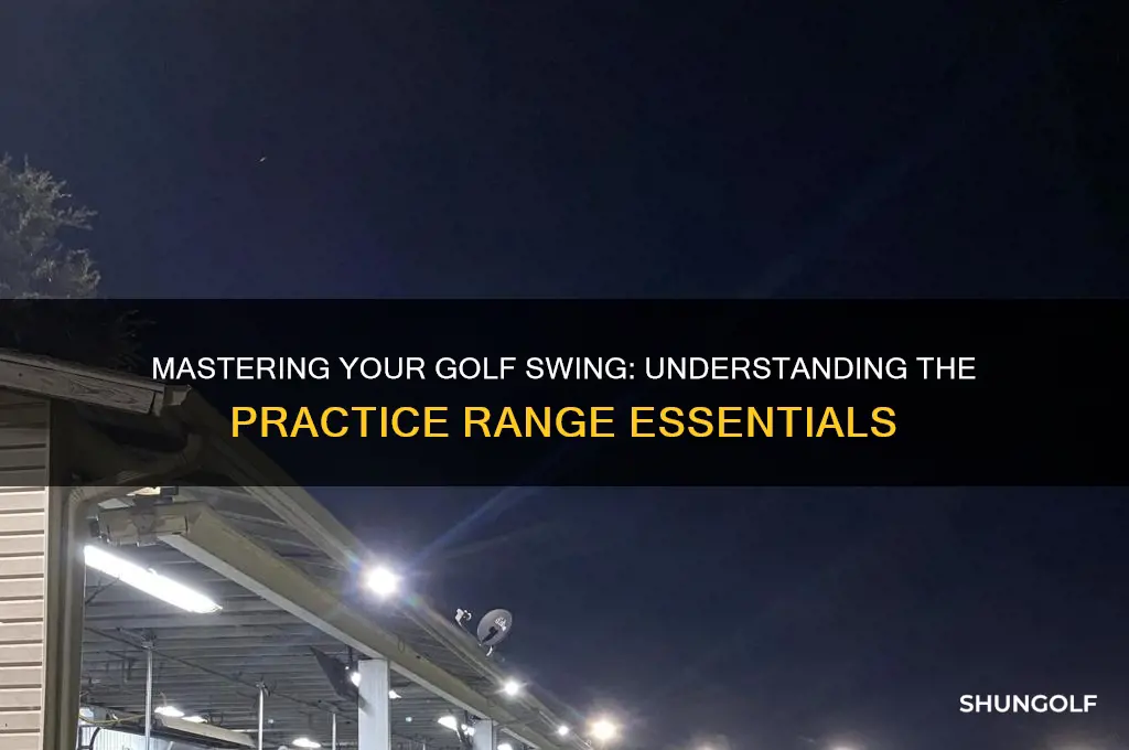 what is called practice range for golf