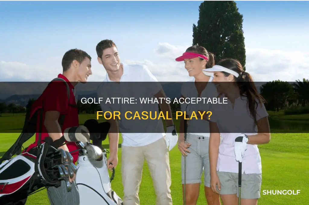 what is casual golf attire