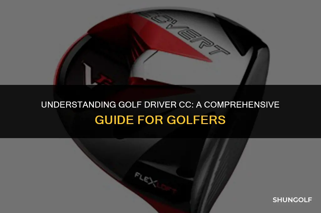 what is cc for a golf driver