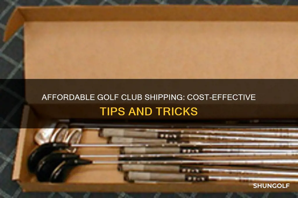 what is cheapest way to ship golf clubs
