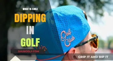 Golf's Chili Dipping: A Unique Swing Technique