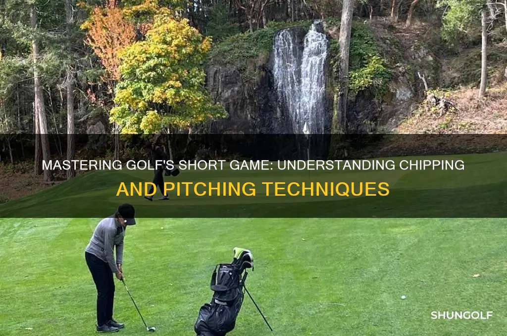 what is chipping and pitching in golf