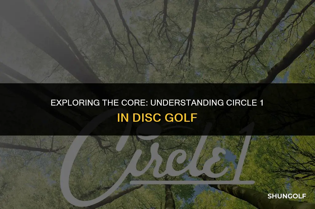 what is circle 1 in disc golf