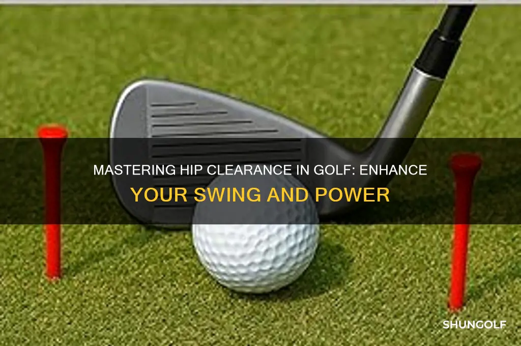 what is clearimg the hips in golf